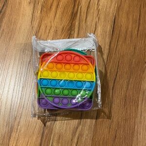 Rainbow Silicone Pop-It Fidget Toy for Kids